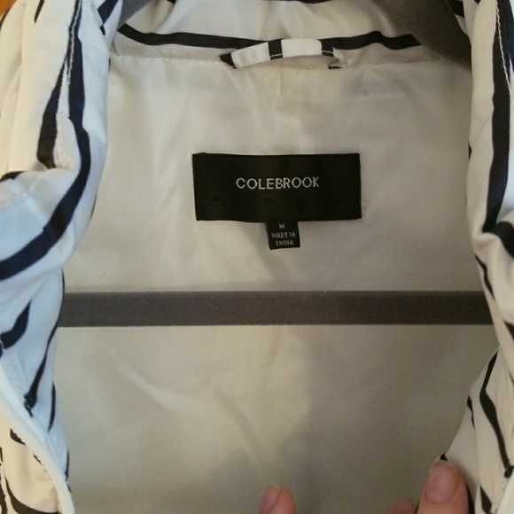 Navy and white striped vest - Picture 2 of 3